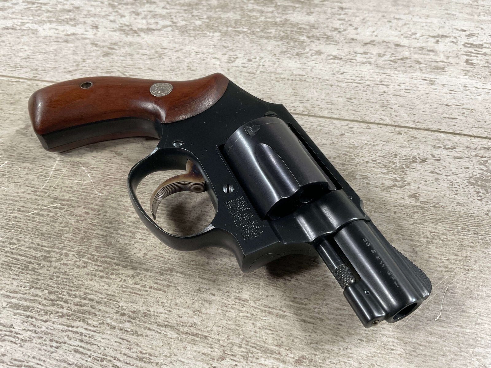 S&W PRE-MODEL 40 .38 SPL. CENTENNIAL HAMMERLESS REVOLVER #113-PF