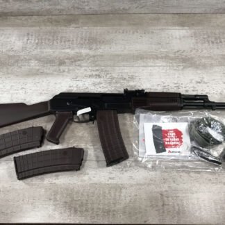 ARSENAL SAM5 5.56x45mm SEMI-AUTO AK47 W/PLUM FURNITURE & 3-30rd PLUM MAGAZINES #438-PF