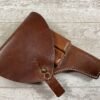 SWEDISH HUSQVARNA M1907 9MM (BROWNING 1903) BROWN HOLSTER