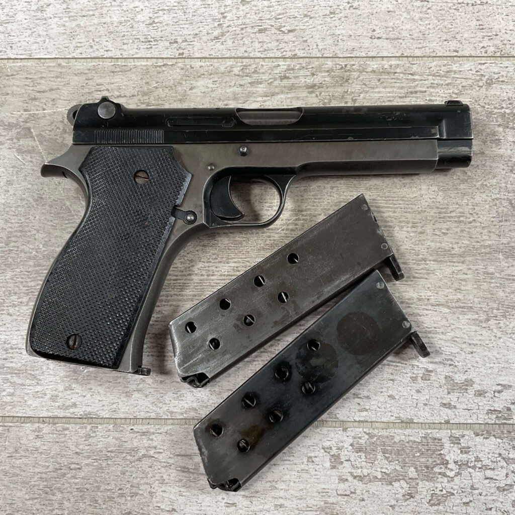 FRENCH SACM M1935 A NAZI MARKED WaA251 GERMAN PISTOL