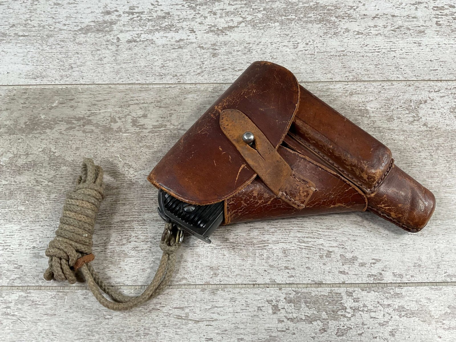 FRENCH NAZI UNIQUE KRIEGSMODELL WaAD20 PROOFED SEMI AUTO PISTOL RIG ...