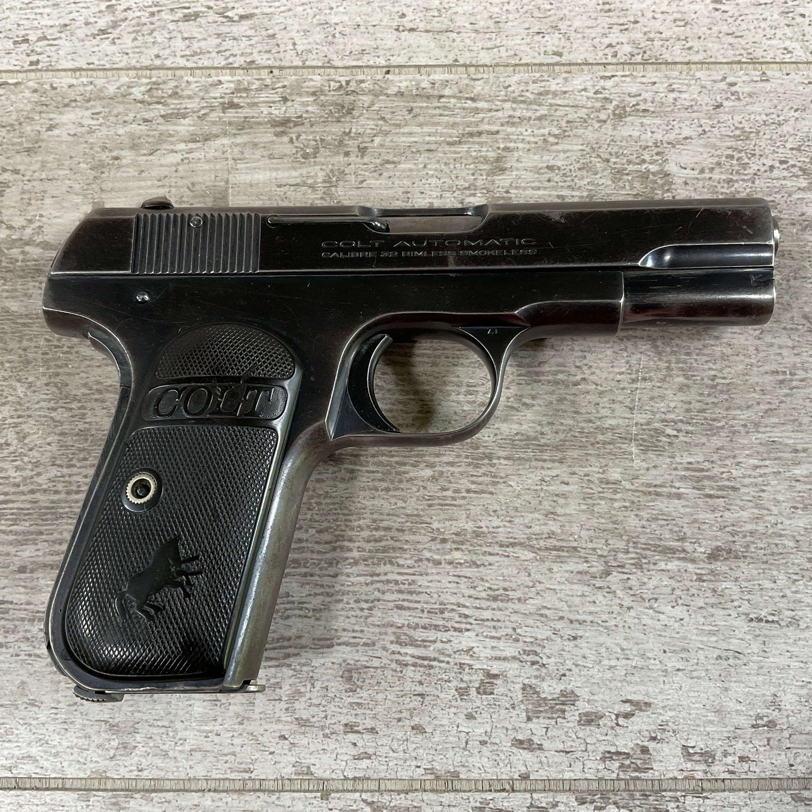 COLT M1903 POCKET HAMMERLESS .32ACP PISTOL, 1920 MFR #3-05020-PF 