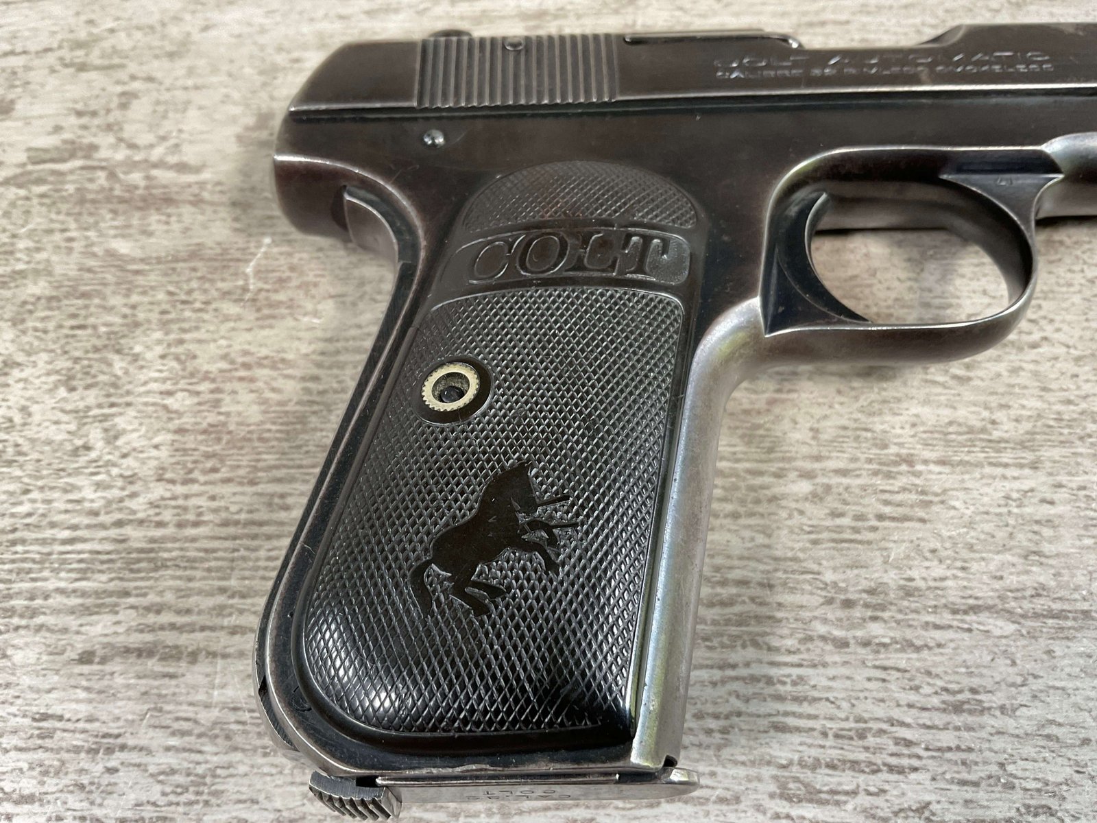 COLT M1903 POCKET HAMMERLESS .32ACP PISTOL, 1920 MFR #3-05020-PF 