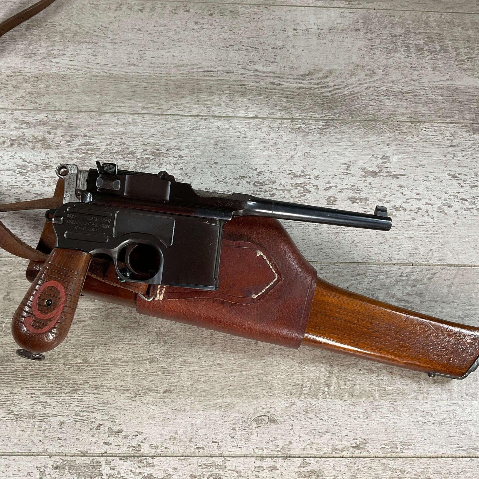 MAUSER C96 RED NINE OYSTER BAY REWORK PISTOL RIG #3-05015-PF