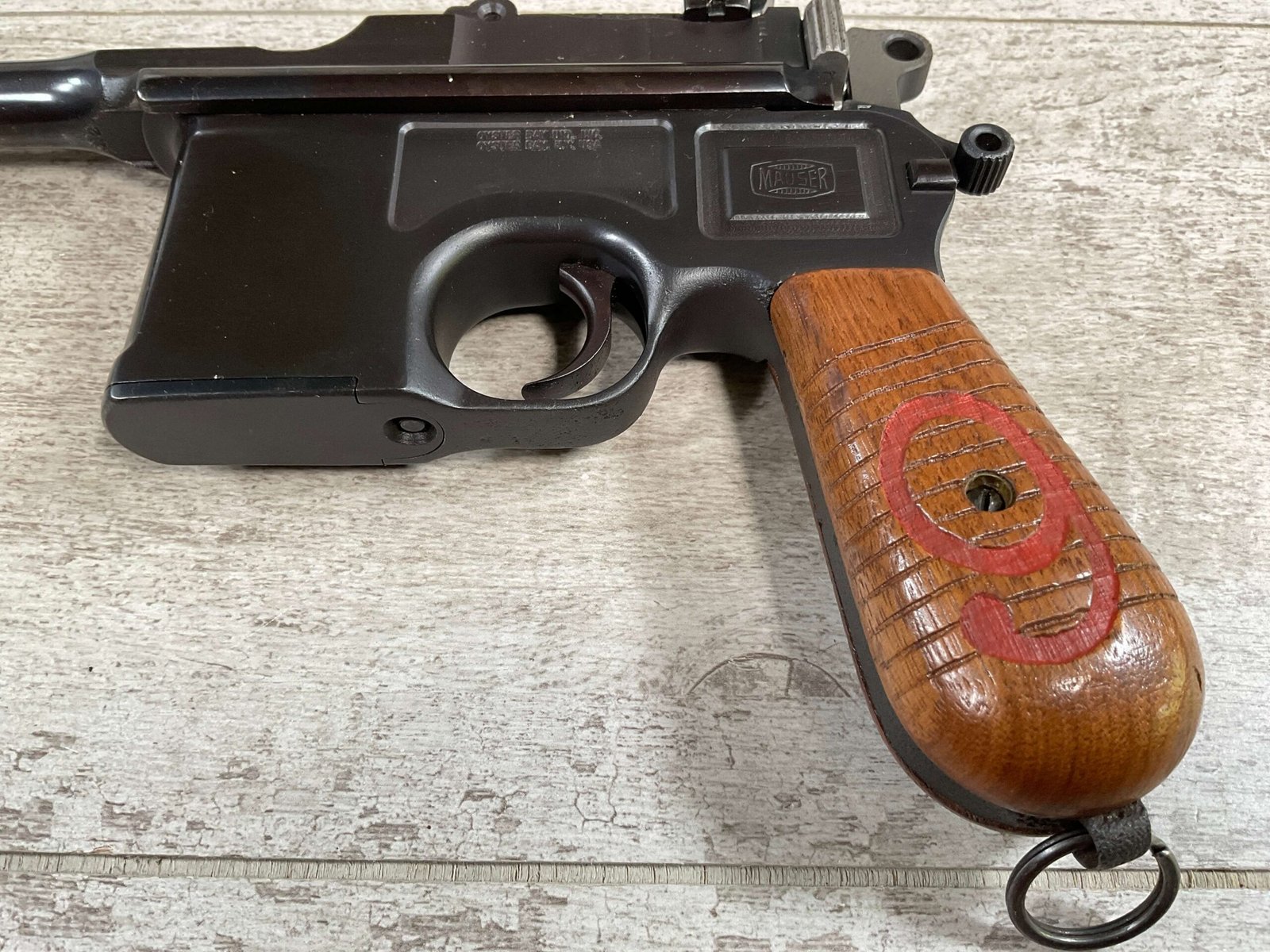 MAUSER C96 RED NINE OYSTER BAY REWORK PISTOL RIG #3-05015-PF