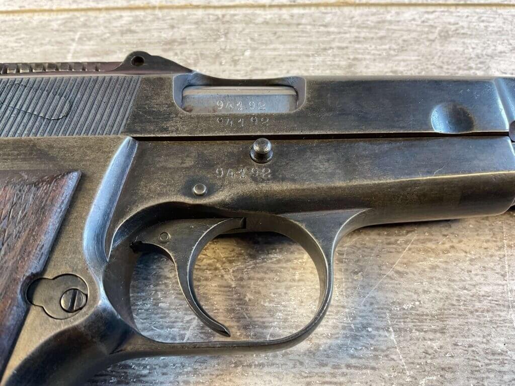FN BROWNING HI POWER 9MM NAZI MARKED ALL MATCHING PISTOL #3-05017