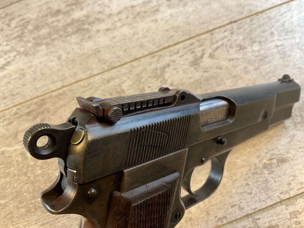 FN BROWNING HI POWER 9MM NAZI MARKED ALL MATCHING PISTOL #3-05017