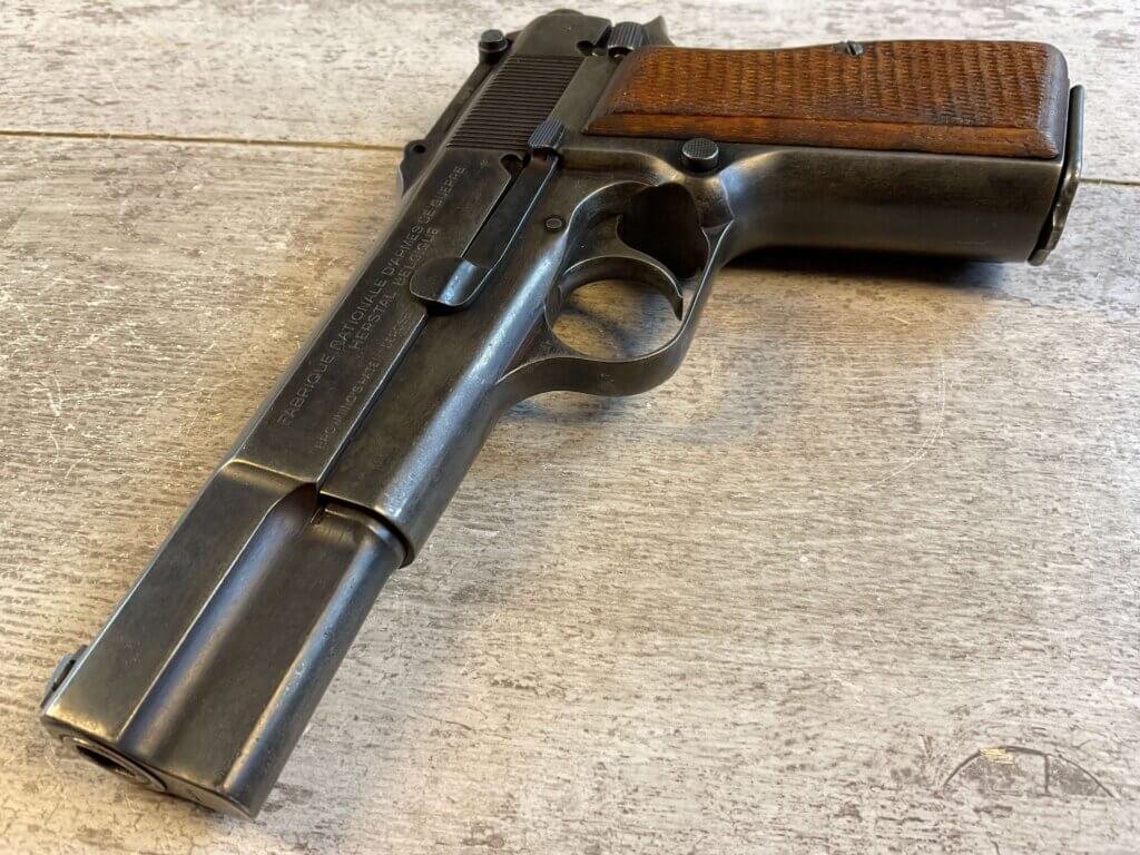 FN BROWNING HI POWER 9MM NAZI MARKED ALL MATCHING PISTOL #3-05017