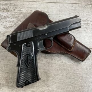 POLISH RADOM VIS 35 M1935 GRADE I NAZI MARKED 9MM SEMI AUTO PISTOL, 1943 MFR #3-08047-BDH