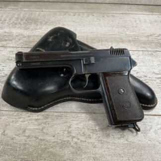 CZECH 1939 CZ 38 WITH RARE HARDSHELL NAZI HOLSTER PISTOL RIG #3-08091-BDH