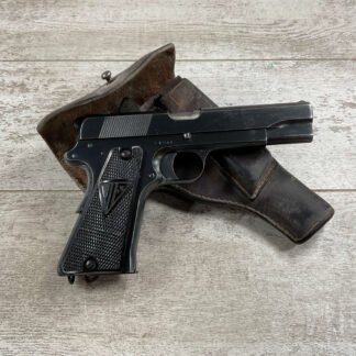 GERMAN RADOM VIS 35 M1935 GRADE I SUB VAR 1 NAZI MARKED 9MM SEMI AUTO PISTOL RIG, 1942 MFR #3-08112-BDH