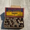 HOLMES, WINCHESTER, 9MM, 9MM LUGER, AMMO, 125GRAIN, 125GR, FULL PATCH, K9001T, VINTAGE, 1939 STYLE,