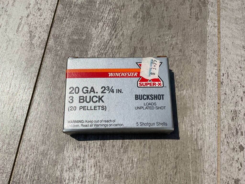 HOLMES, AMMO, WINCHESTER, SHOTGUN SHELLS, XB203, 3 BUCK, 2 3/4", 20GA, 20 GAUGE