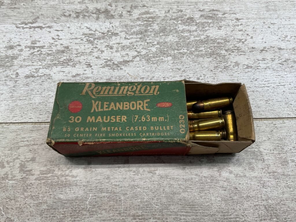 REMINGTON 7.63MM / .30 CAL. MAUSER 85 GRAIN METAL CASED BULLET, QTY 22