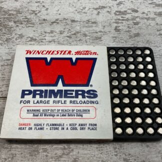 WINCHESTER WESTERN LARGE RIFLE PRIMERS NO. 8 1/2-120 QTY 90 #3-08602-BDH