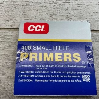 CCI 400 SMALL RIFLE PRIMERS, QTY 196 #3-08615-BDH