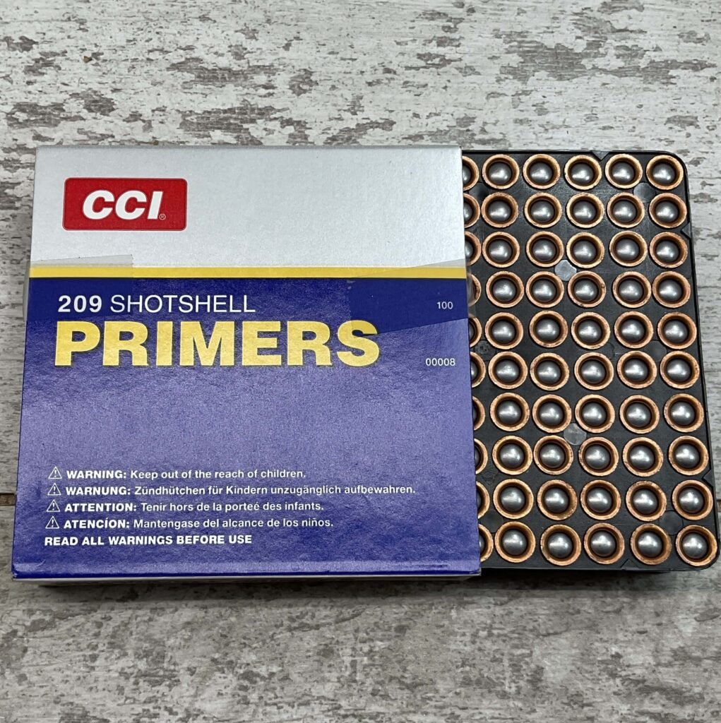 CCI PRIMERS FOR SHOT SHELLS NO. 209, QTY 175 #3-08677-BDH - Checkpoint ...