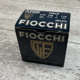 FIOCCHI 20 GAUGE 2 3/4" FIELD 7 1/2 SHOT, QTY 25 #3-08691-BDH