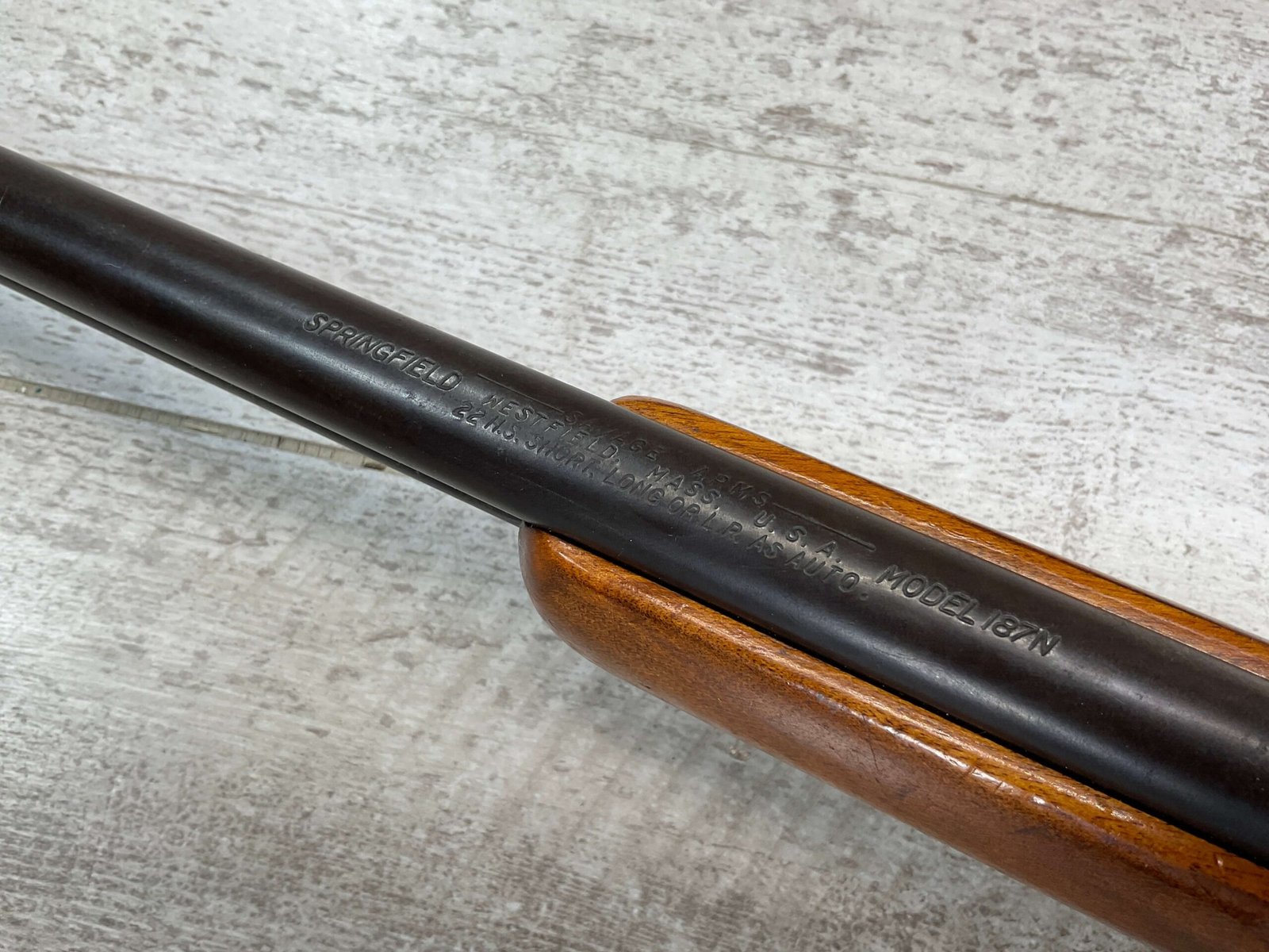 SPRINGFIELD SAVAGE ARMS MODEL 187N .22LR SEMI AUTO RIFLE #3-08013