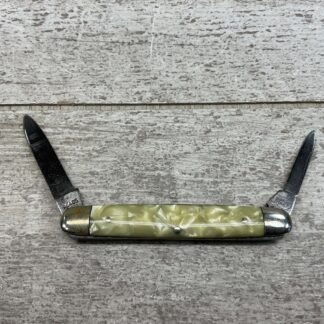 REMINGTON UMC STAMPED POCKET KNIFE R- PYREMITE HANDLE, VINTAGE #3-12128-PF