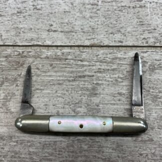 R. JORDAN 2 BLADE PEN KNIFE FOLDING POCKET KNIFE, VINTAGE #3-12139-PF