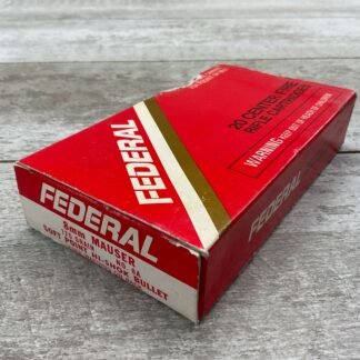 FEDERAL 8MM MAUSER 117GR SOFT POINT BULLET AMMO #4-03142-PF