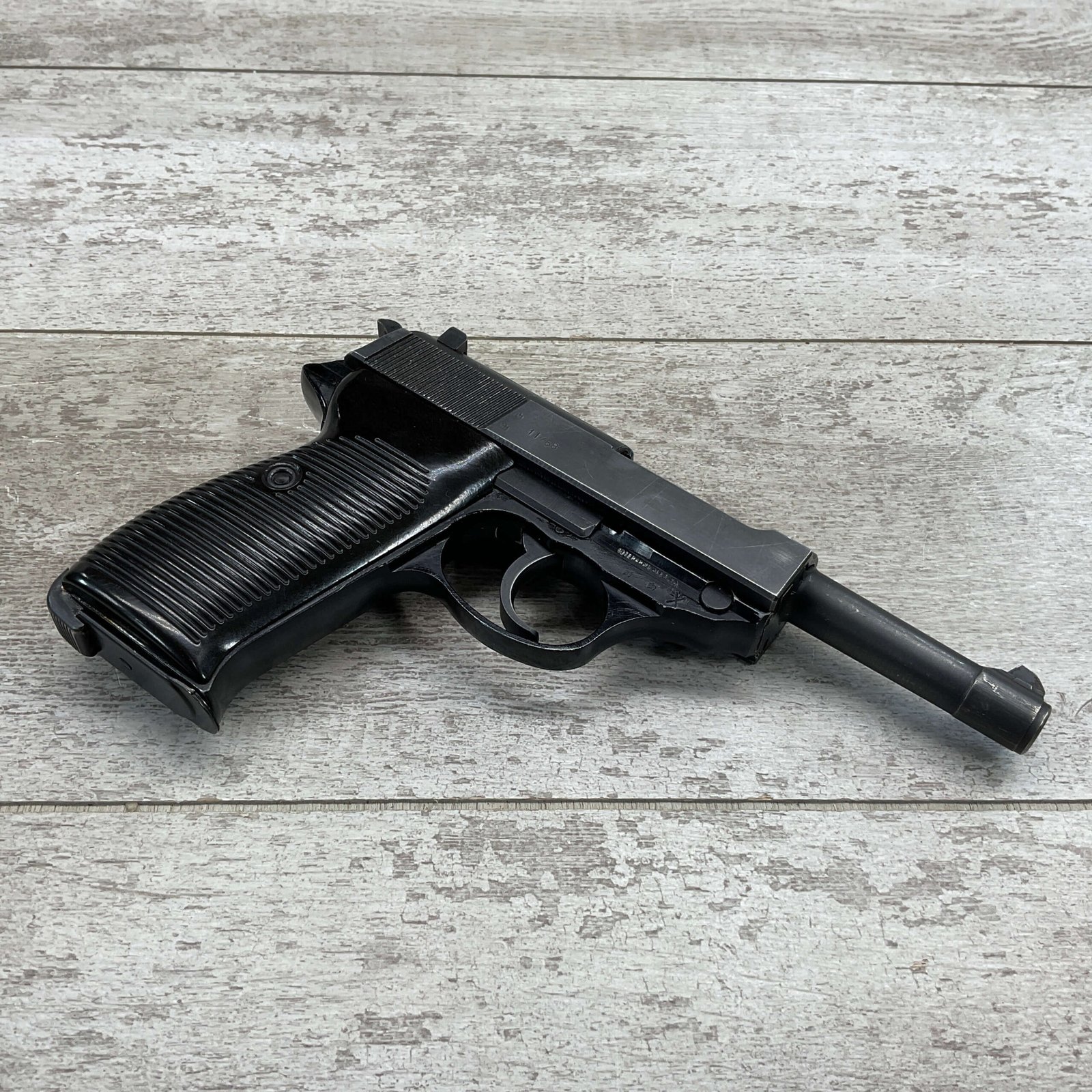 WALTHER P38 9MM SEMI AUTO PISTOL, POST WAR 11/68 - Checkpoint