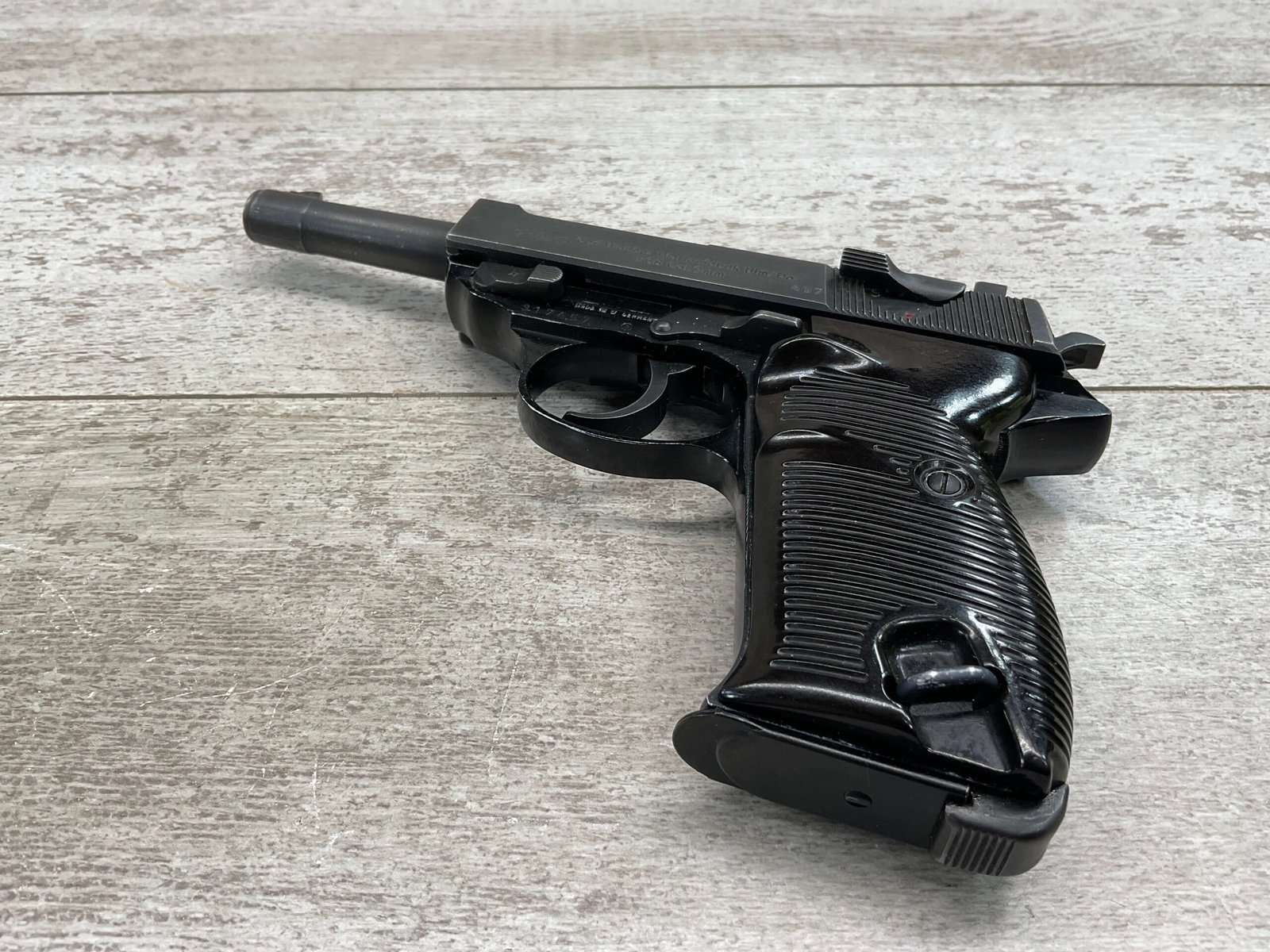 WALTHER P38 9MM SEMI AUTO PISTOL, POST WAR 11/68 - Checkpoint