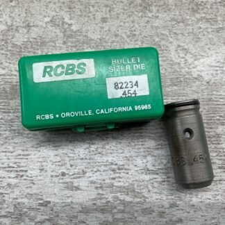 RCBS BULLET SIZER DIE .454 - AMMUNITION RELOADING #3-08780-BDH