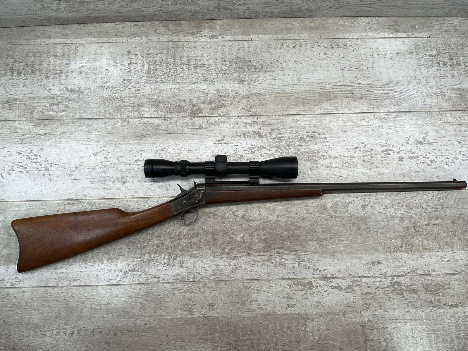 REMINGTON MODEL 4 TAKEDOWN ROLLING BLOCK .17 MACH 2 SINGLE SHOT RIFLE W ...