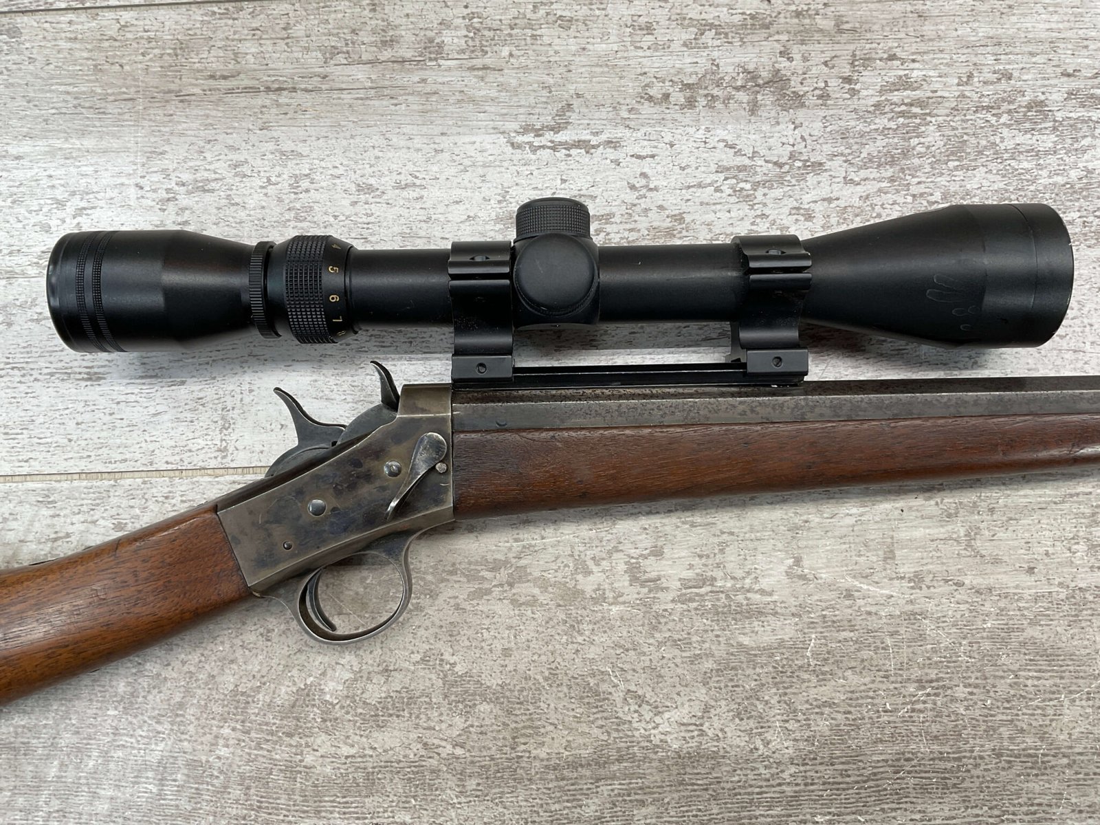 REMINGTON MODEL 4 TAKEDOWN ROLLING BLOCK .17 MACH 2 SINGLE SHOT RIFLE W ...