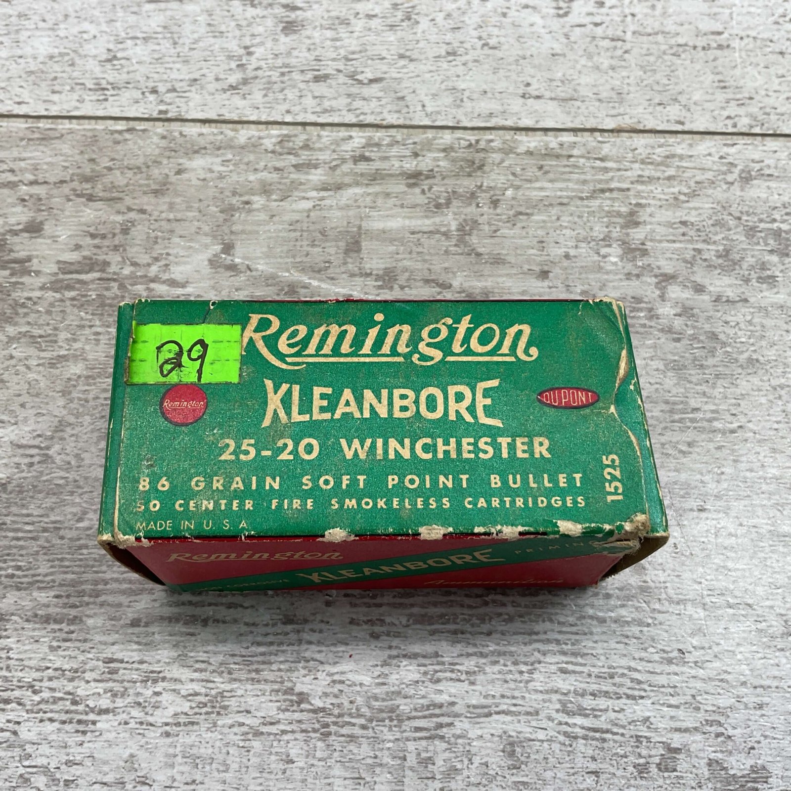 REMINGTON 25-20 WIN. AMMO PARTIAL BOX - Checkpoint Charlie's