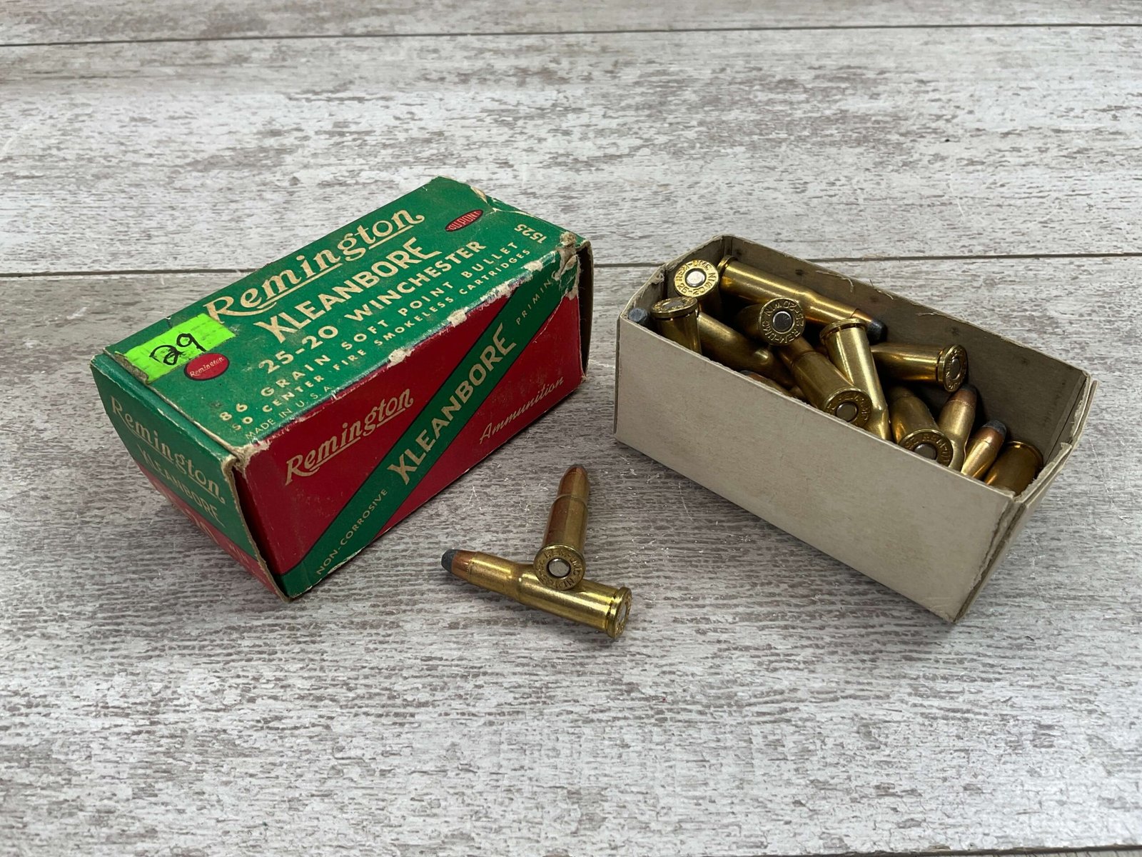 REMINGTON 25-20 WIN. AMMO PARTIAL BOX - Checkpoint Charlie's