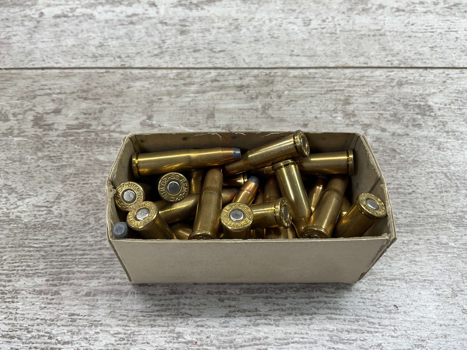 REMINGTON 25-20 WIN. AMMO PARTIAL BOX - Checkpoint Charlie's