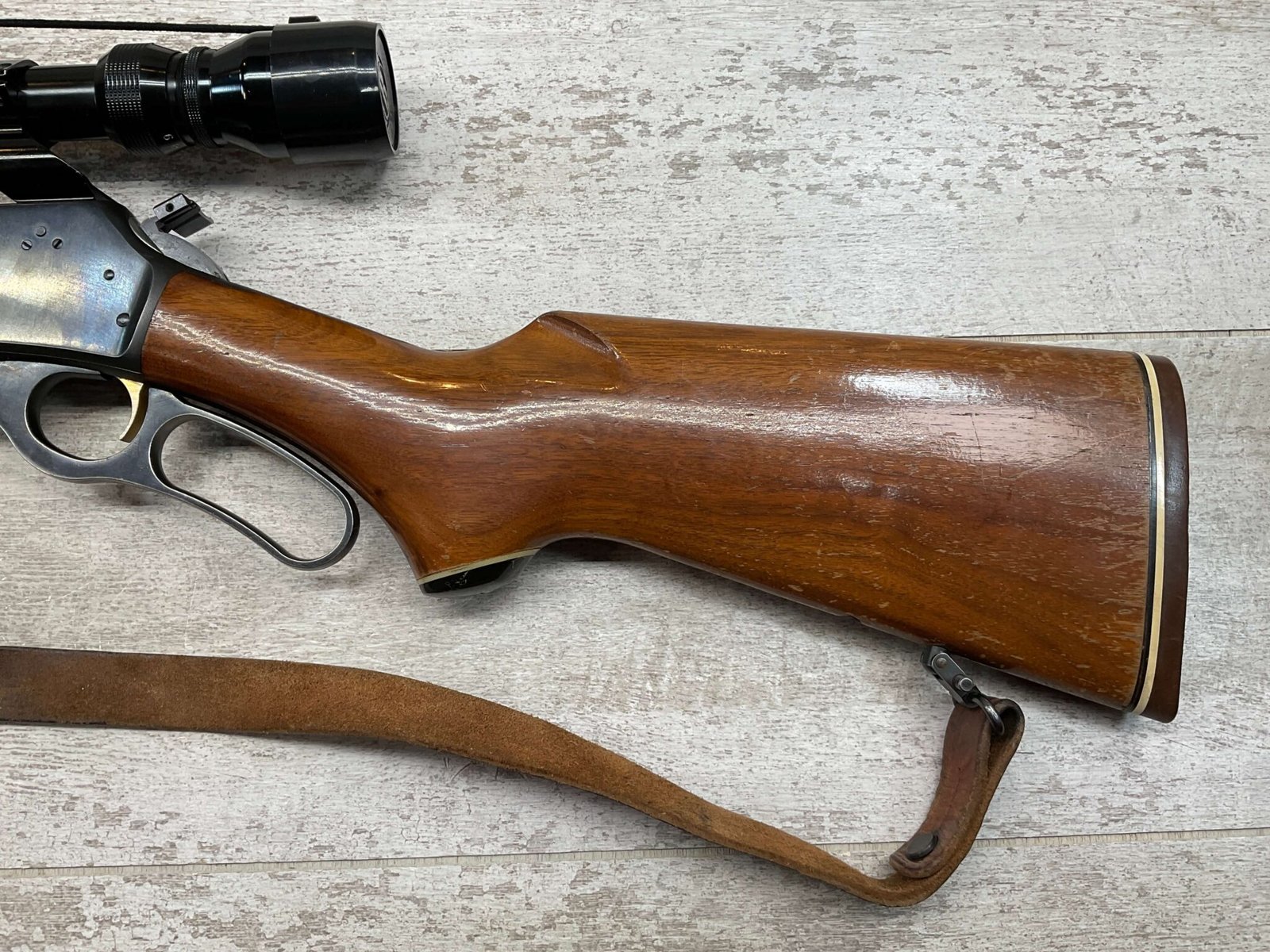 MARLIN MODEL 375 .375 WIN LEVER ACTION RIFLE W/ SCOPE - Checkpoint ...