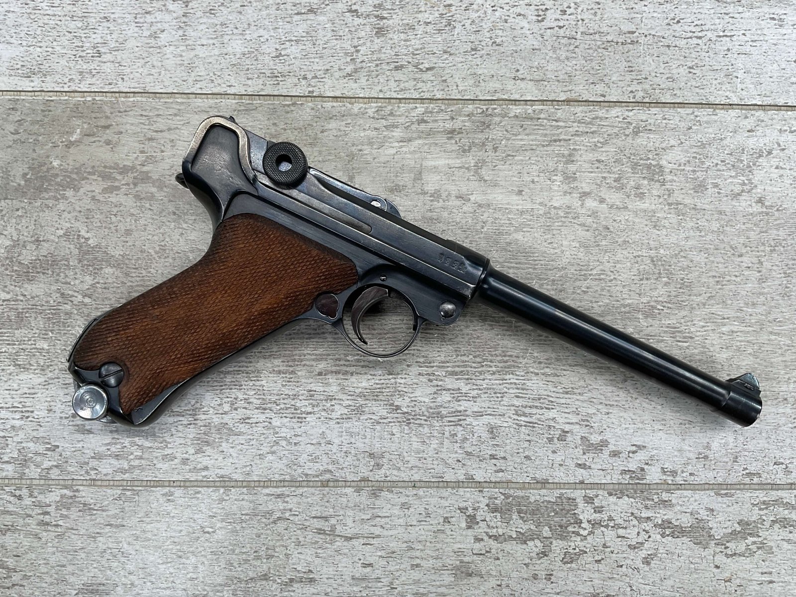 Luger P08 セミオートマチックガスピストル Denix WWII German Luger Parabellum P-08 Replica Pistol Black Grips
