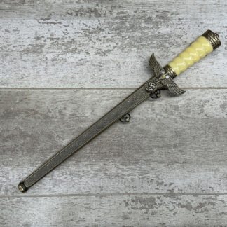 GERMAN DRESS EAGLE IVORY BRASS DAGGER-REPLICA #4-04112-JN