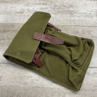 ROMAINIAN AK-47 3 COMPARTMENT MAGAZINE POUCH-GREEN #4-04115-JN