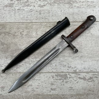 TURKISH MODEL 1935 MAUSER RIFLE BAYONET W/ SCABBARD, WWI #4-04123-JN