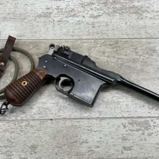 ASTRA 900 FLATSIDE BROOMHANDLE 9MM RESTORED PISTOL #4-09118-BA