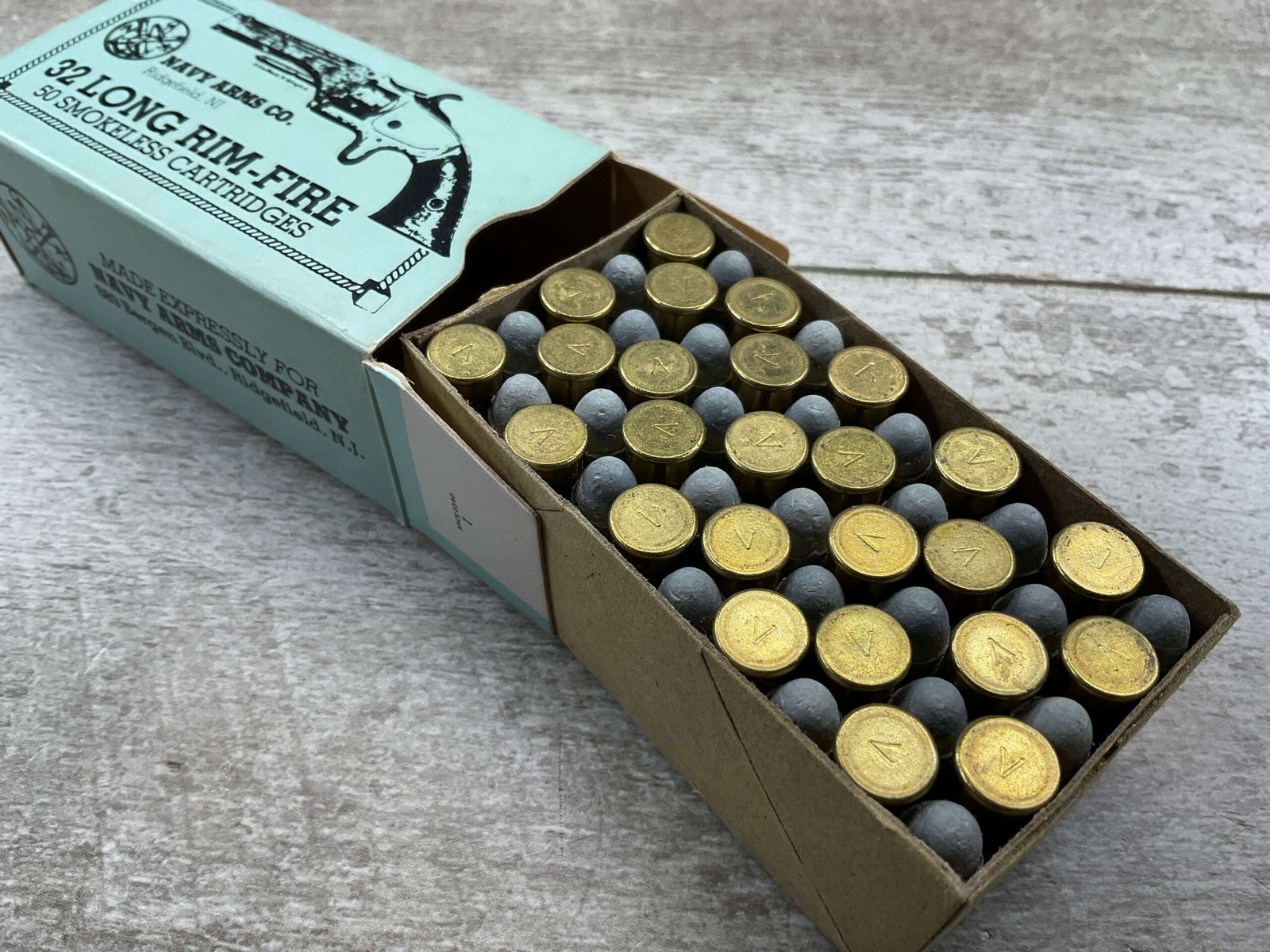 NAVY ARMS CO 32 LONG RIM-FIRE AMMO, QTY 50 - Checkpoint Charlie's