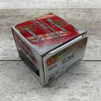 HORNADY 357 MAGNUM MULTIPLE CARTRIDGE TYPE, PARTIAL BOX #4-09813-MT