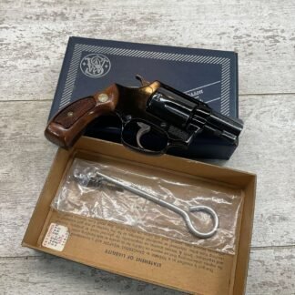 SMITH & WESSON S&W MODEL 37 AIRWEIGHT .38 SPECIAL REVOLVER, ORIGINAL BOX, MINTY #4-11034-PF
