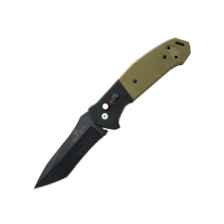 BEAR OPS 5" AUTO BOLD ACTION® V, BLACK & GREEN G10, AC-550-B4-B #4-12108-PF