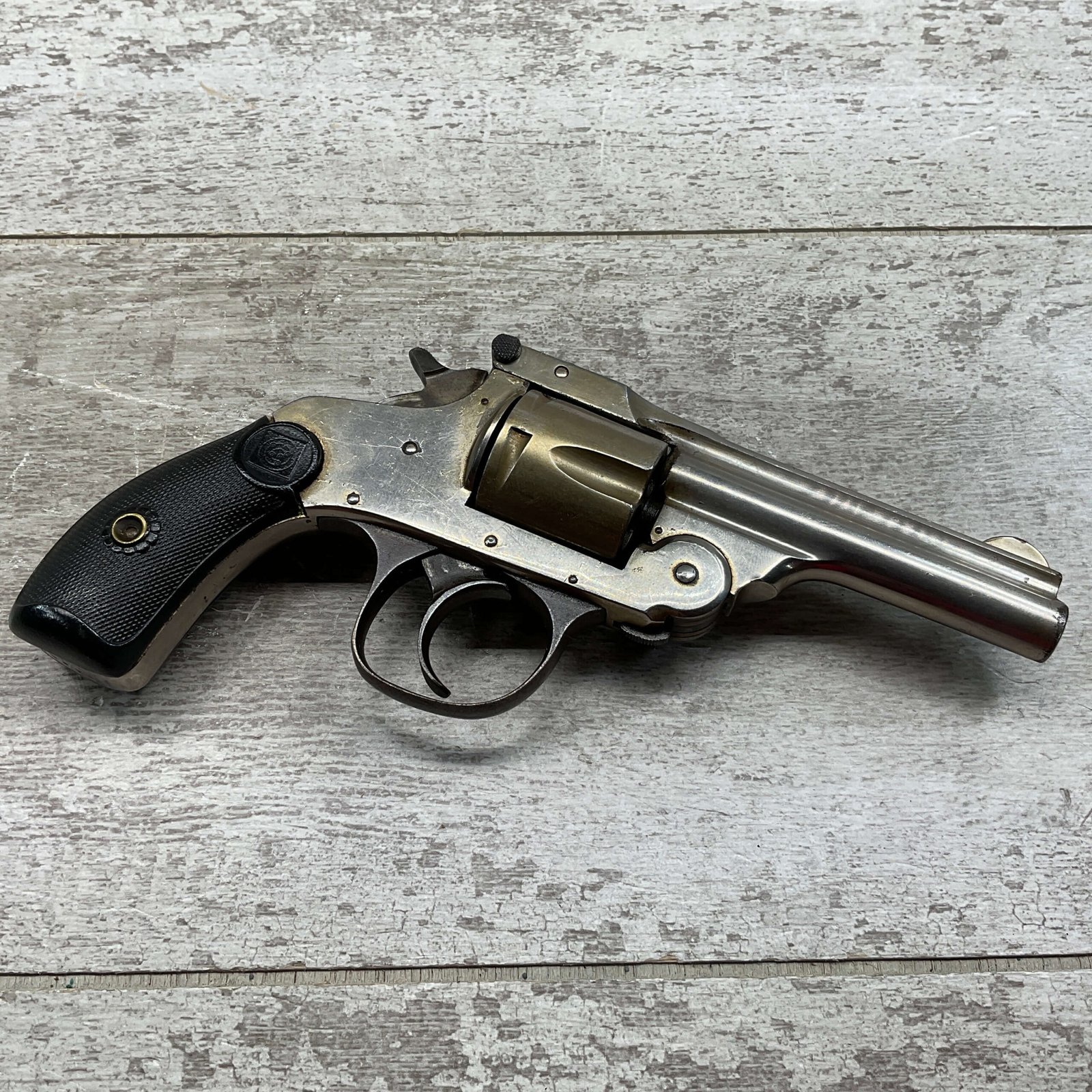 FOREHAND AND WADSWORTH POCKET MODEL TOP BREAK 38 REVOLVER
