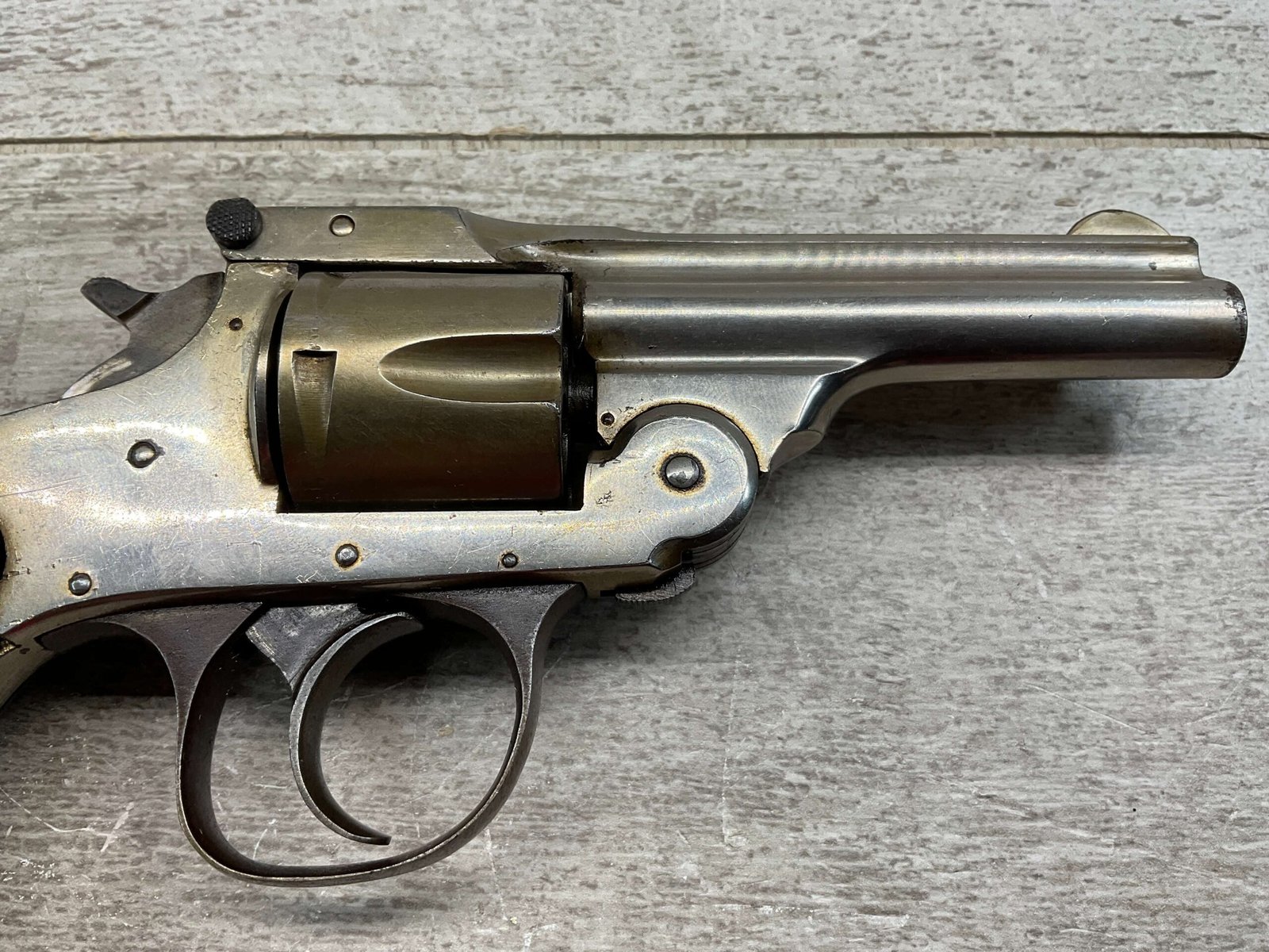 FOREHAND AND WADSWORTH POCKET MODEL TOP BREAK 38 REVOLVER