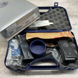 BERETTA 92FS 9MM SEMI AUTO PISTOL W/ LASERMAX LASER #4-12010-PF