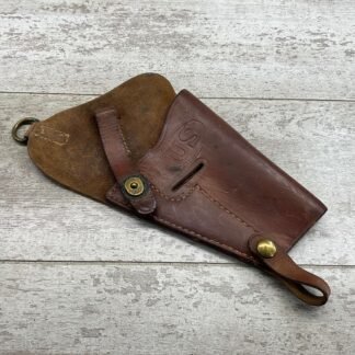 COLT 1911A1 USMC 1945 LEATHER SHOULDER HOLSTER, MISSING STRAPS #4-04163-JN