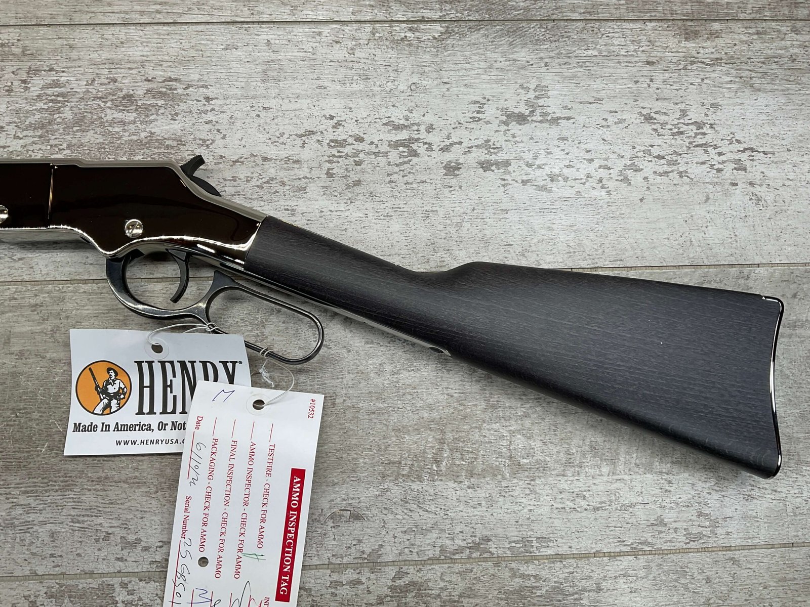 HENRY GOLDEN BOY SILVER 22 RIFLE 25TH ANNIVERSARY EDITION, H004S
