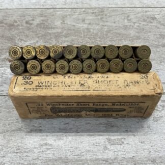 WINCHESTER .30 SHORT RANGE, MODEL 1894, VINTAGE, FULL BOX #4-11620-RS
